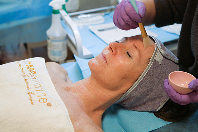 Meso Peel Being Used