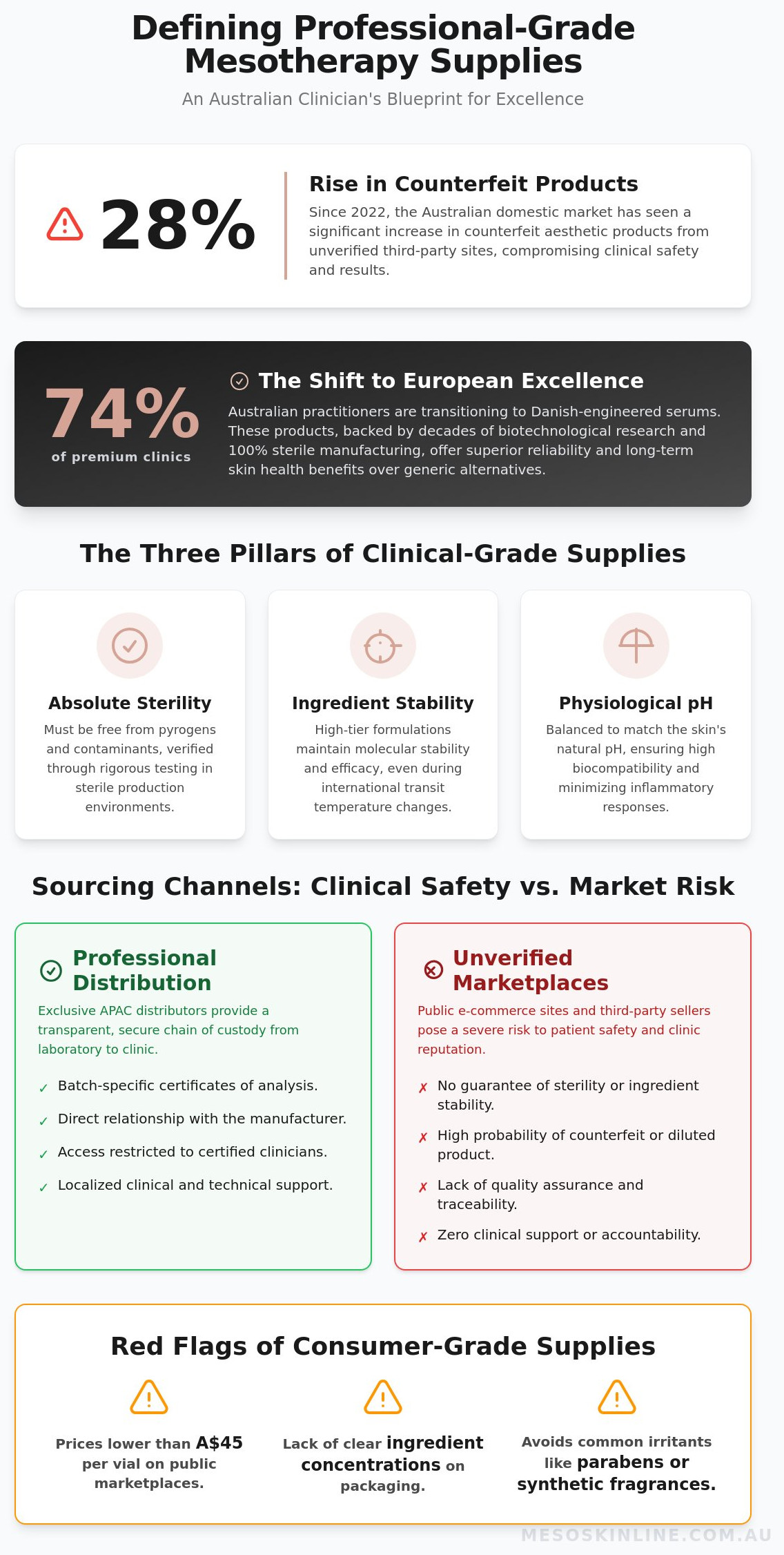 Professional Mesotherapy Supplies Australia: The Practitioner’s 2026 Clinical Guide