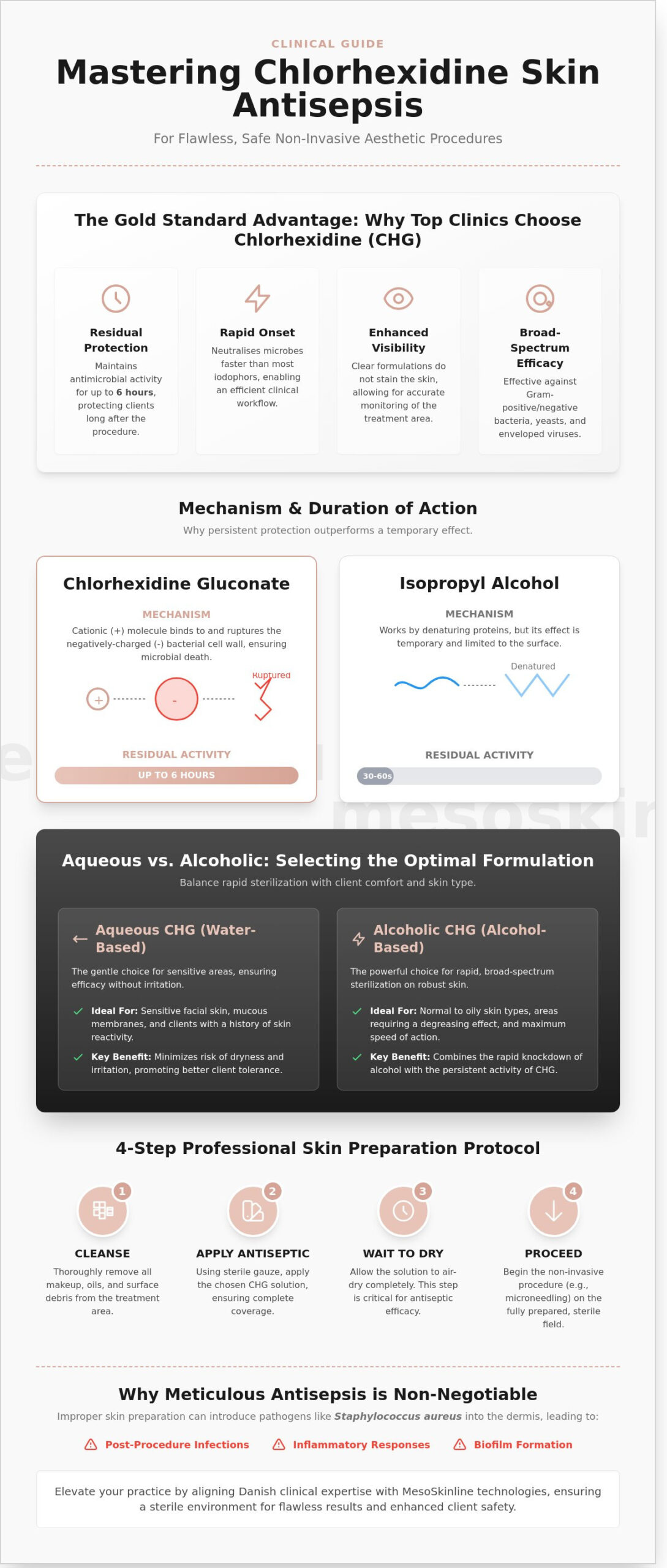 Chlorhexidine in Aesthetic Practice: The Professional Guide to Clinical Sterility