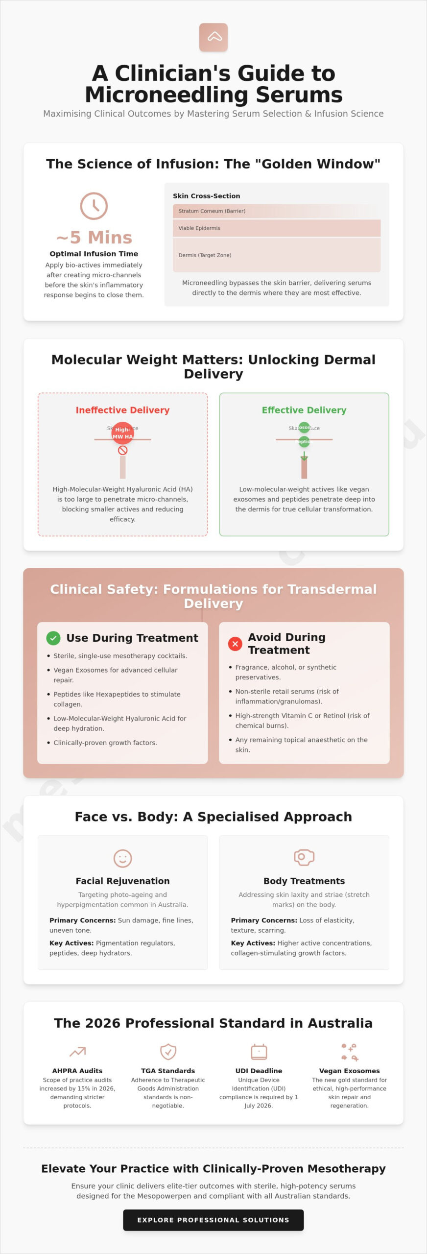Best Serum to Use with Microneedling Pen for Face and Body: The 2026 Clinical Guide